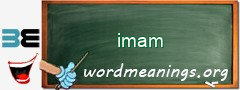 WordMeaning blackboard for imam